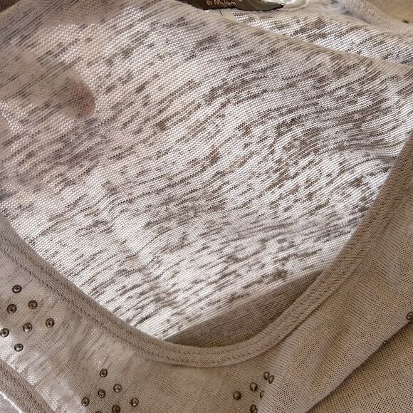 Essentials by Milano Grey & Silver Studded Tank Top - Picture 6 of 10